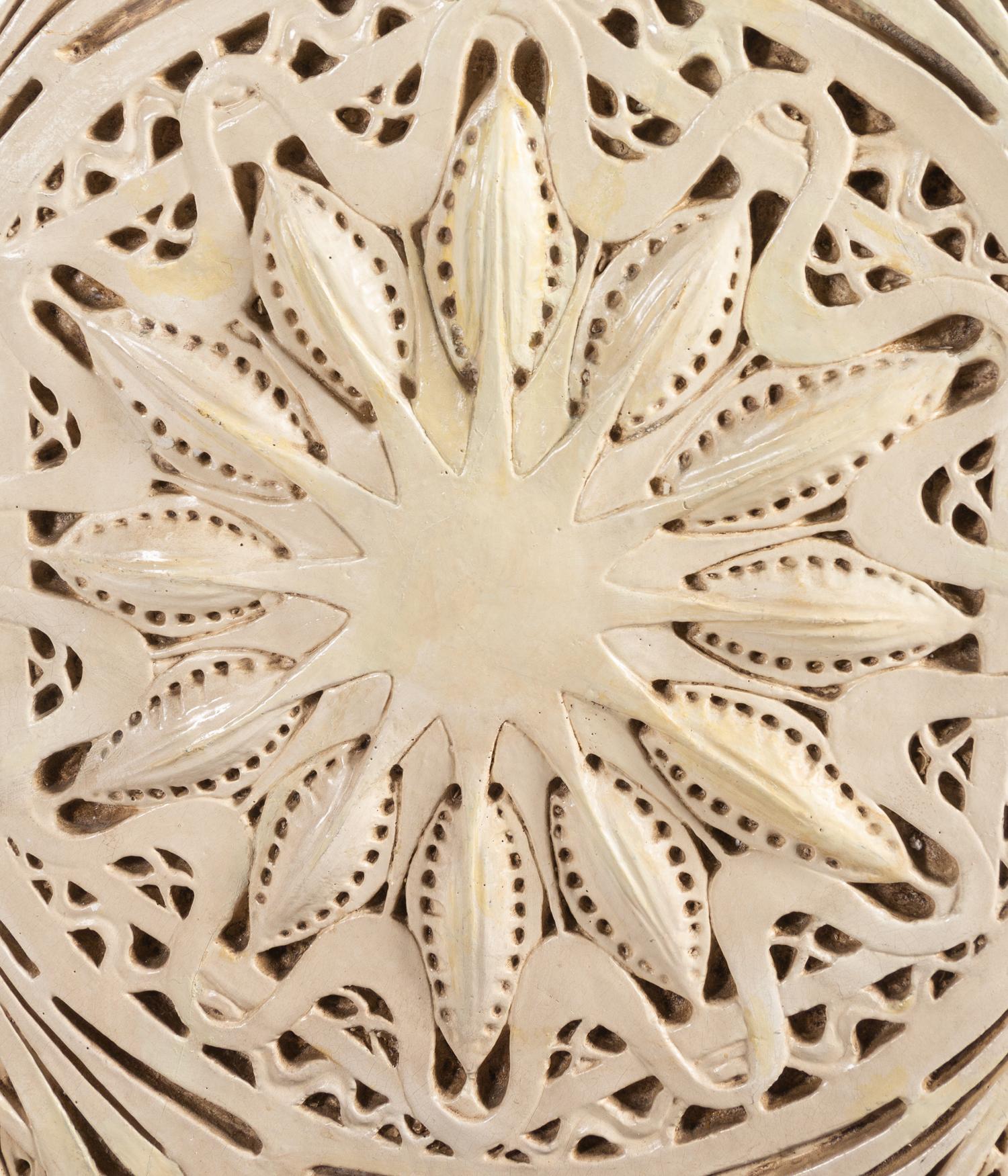 A Painted Plaster Panel After Dankmar Adler and Louis Sullivan