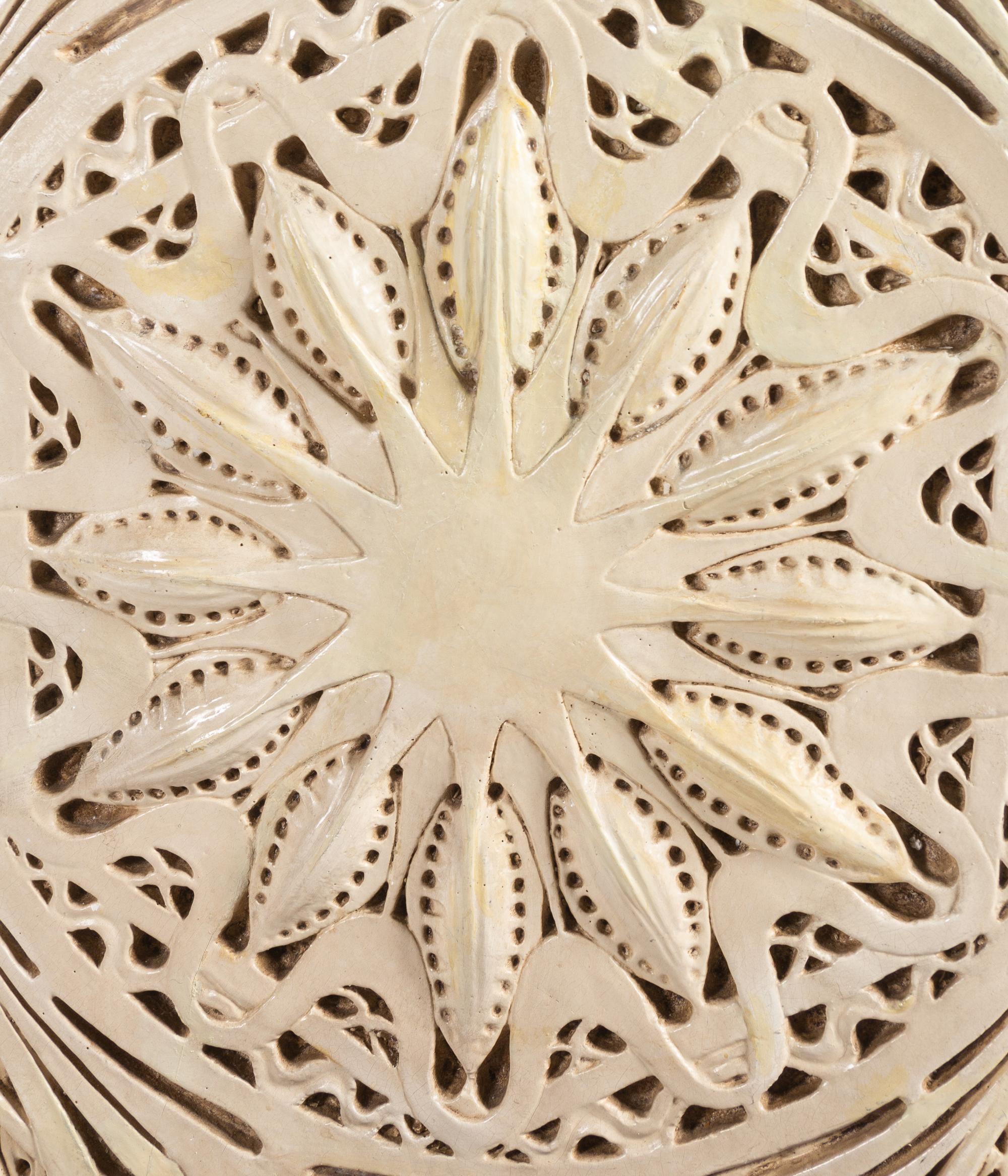 A Painted Plaster Panel After Dankmar Adler and Louis Sullivan
