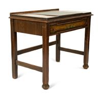 A Karpen Monterey Mahogany Writing Desk — 20TH CENTURY