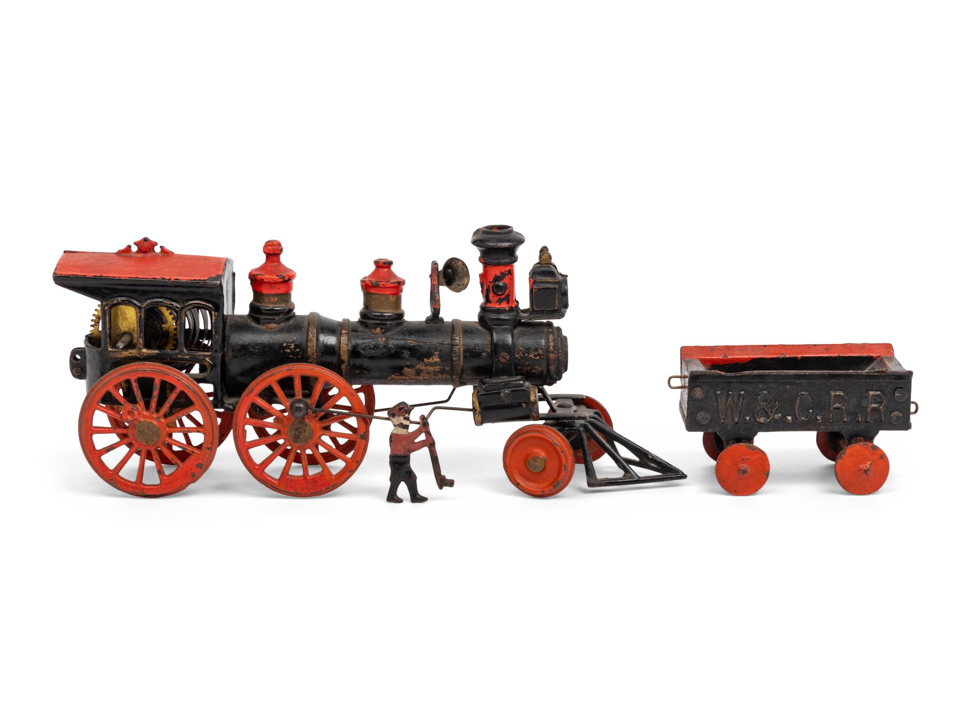 A Welker and Crosby Clockwork Locomotive