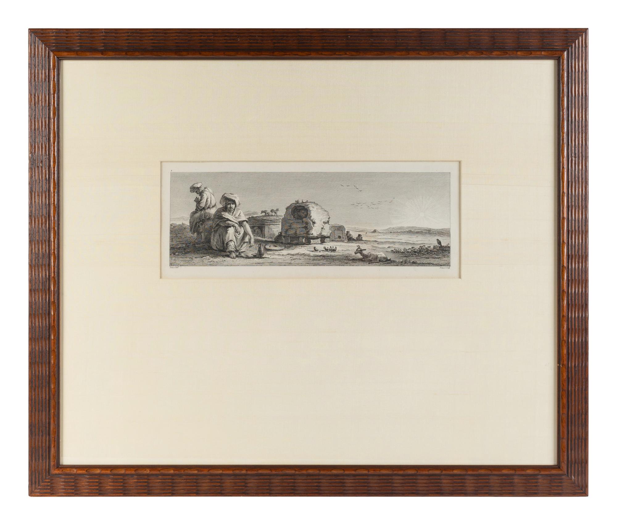 A Set of Eight Engravings Depicting Orientalist Scenes