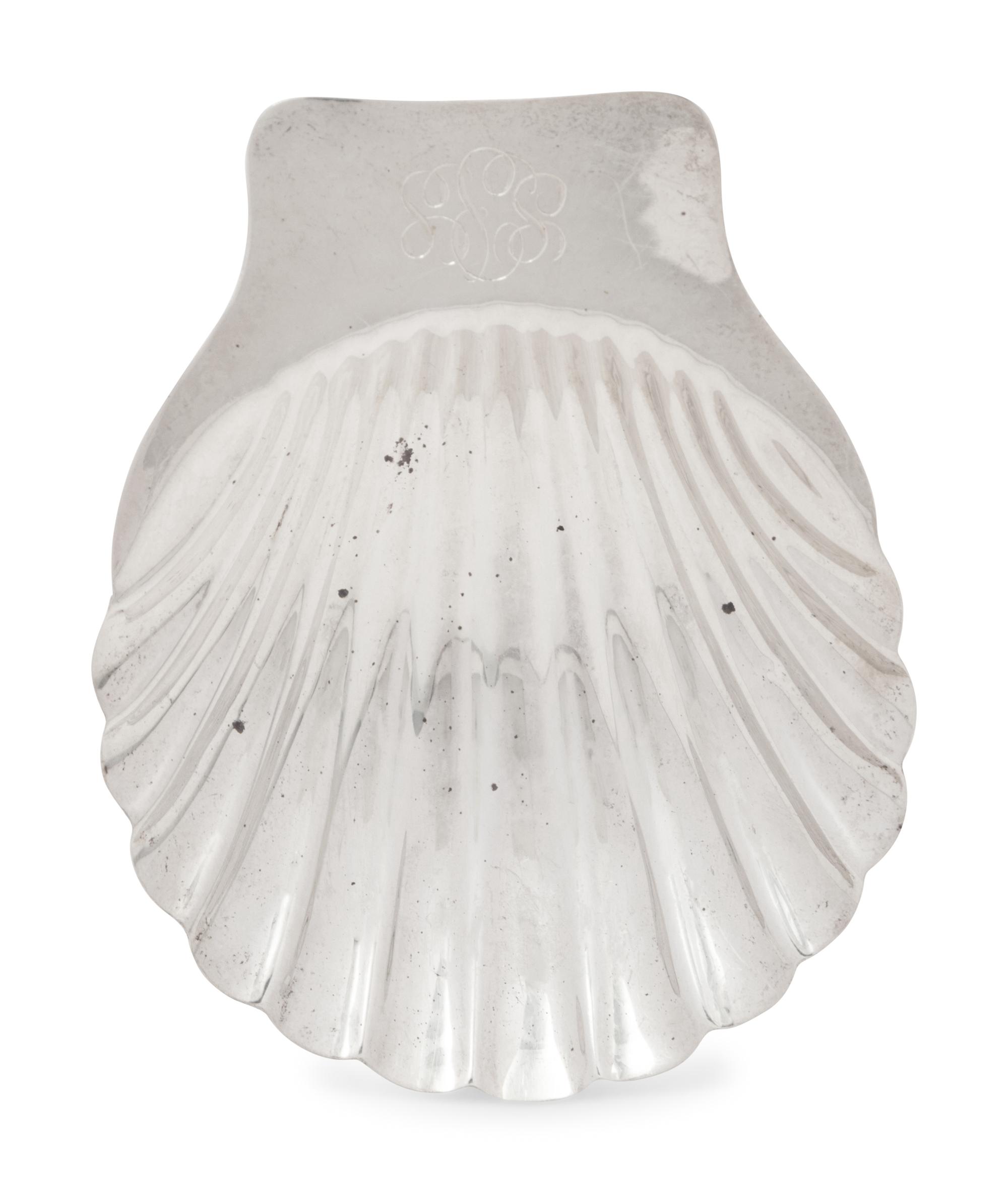 Six Mexican Silver Shell-Shaped Dishes