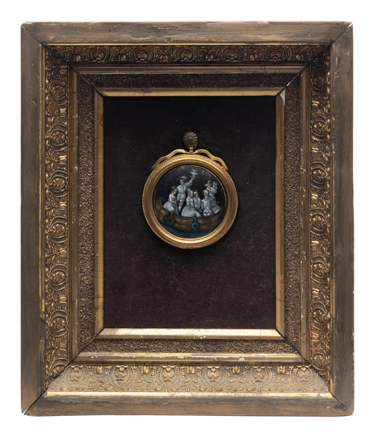 A Limoges Enamel Pendant