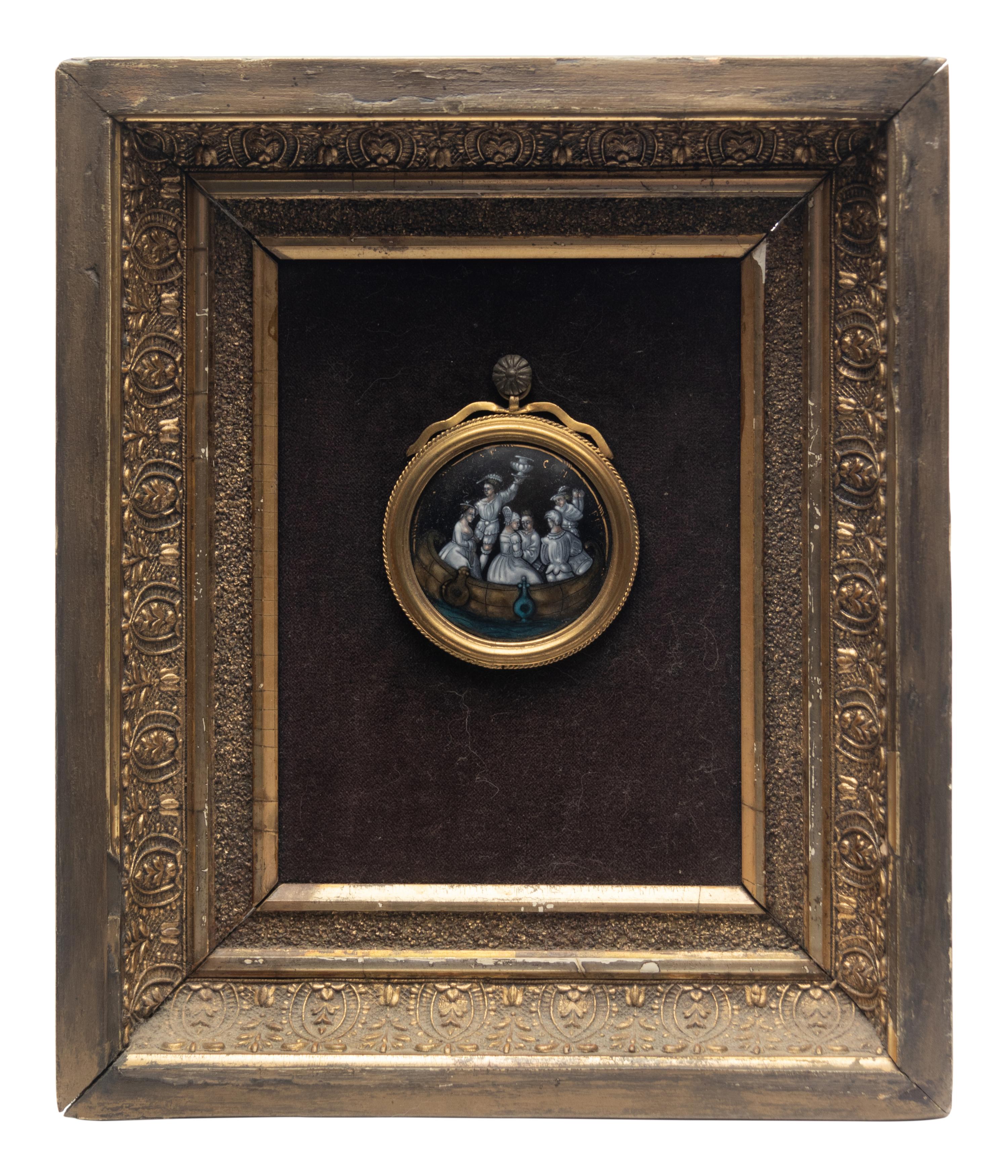 A Limoges Enamel Pendant