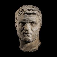 A Roman Marble Portrait Head of the Emperor Caracalla