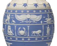 A Wedgwood Jasperware Canopic Jar