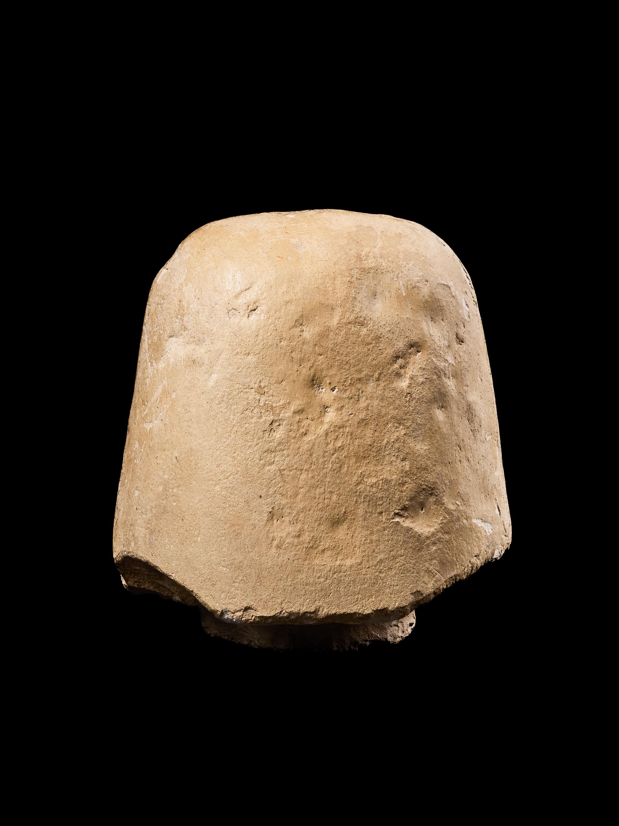 An Egyptian Limestone Canopic Jar Lid for Imseti