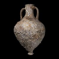 A Roman Terracotta Amphora with Marine Encrustation