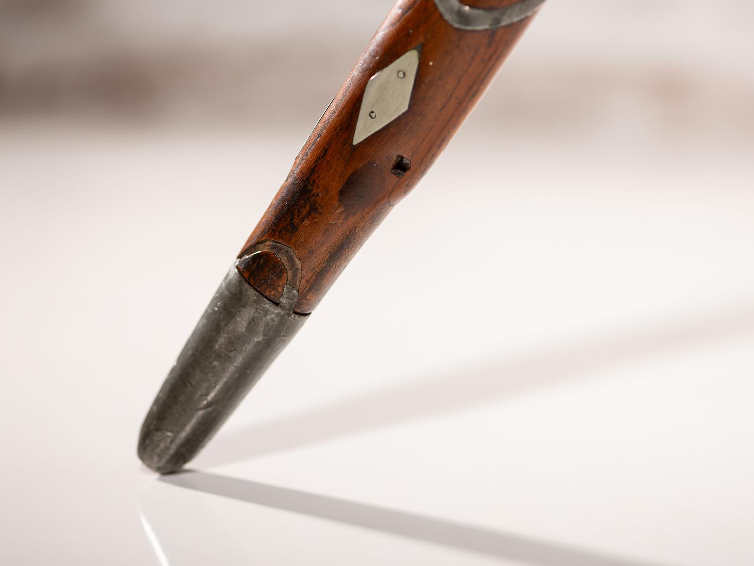 Great Lakes Pipe Tomahawk with Pewter and German Silver Inlay