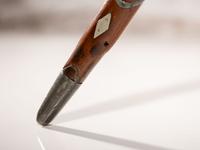 Great Lakes Pipe Tomahawk with Pewter and German Silver Inlay