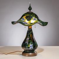 Charles Lotton (American, 1935–2021) — Green Floral Lamp, 2010