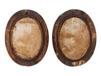 A Pair of Grand Tour Ceramic Bas Relief Plaques Depicting Roman Emperors
