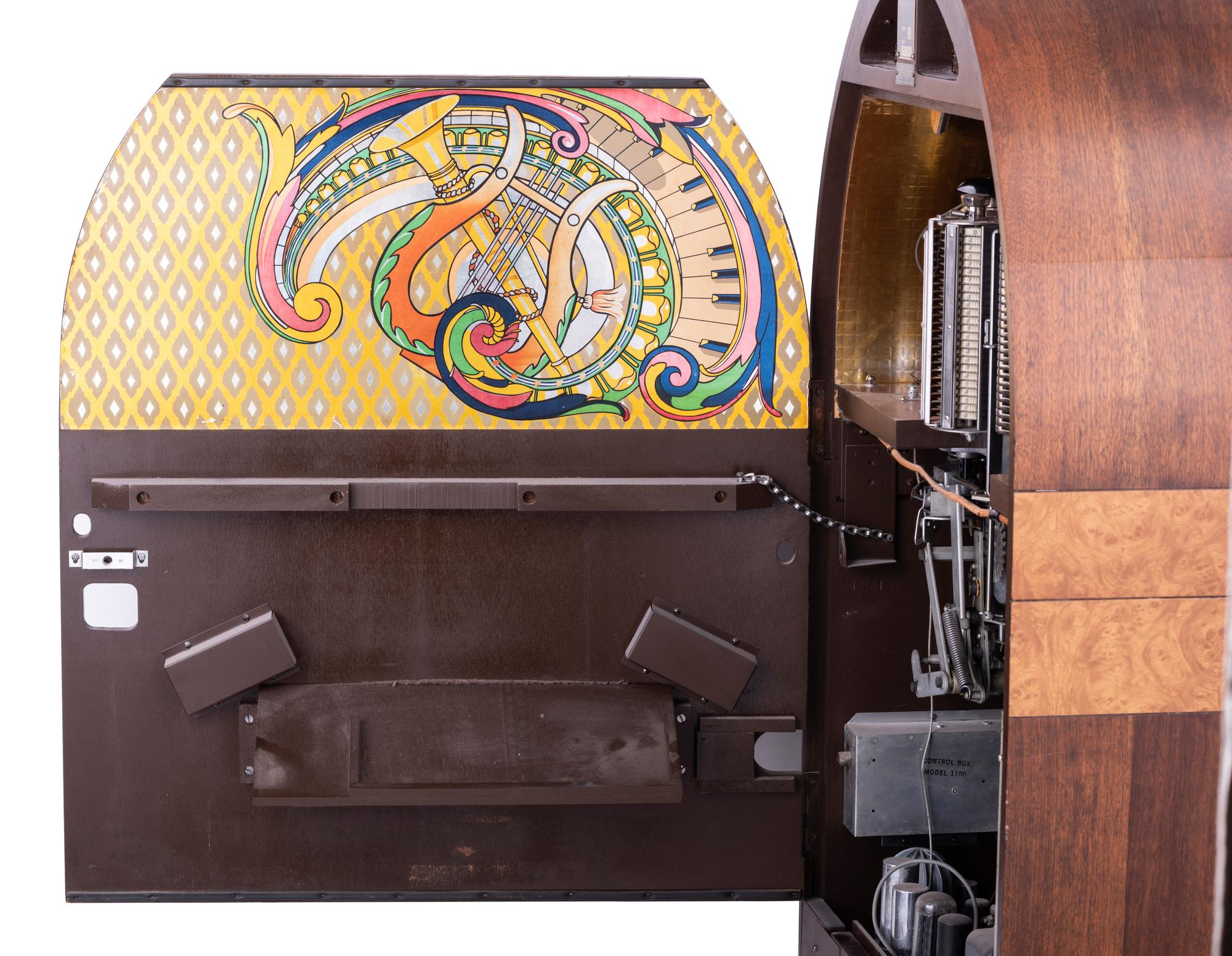 A Wurlitzer Model 1100 Jukebox