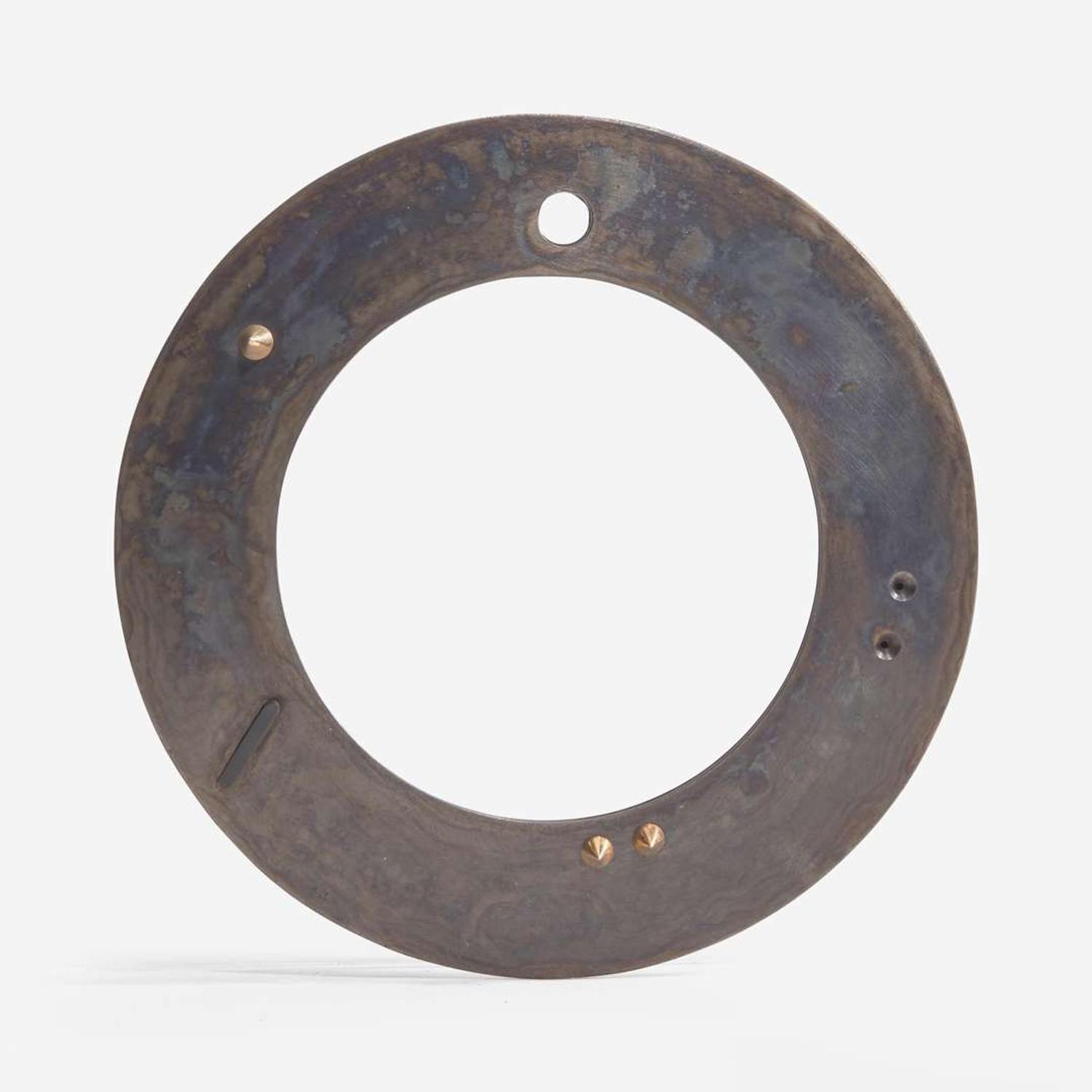 Karl Bungerz (American, b. 1954) Steel and Gold Bangle Bracelet, USA, circa 1980