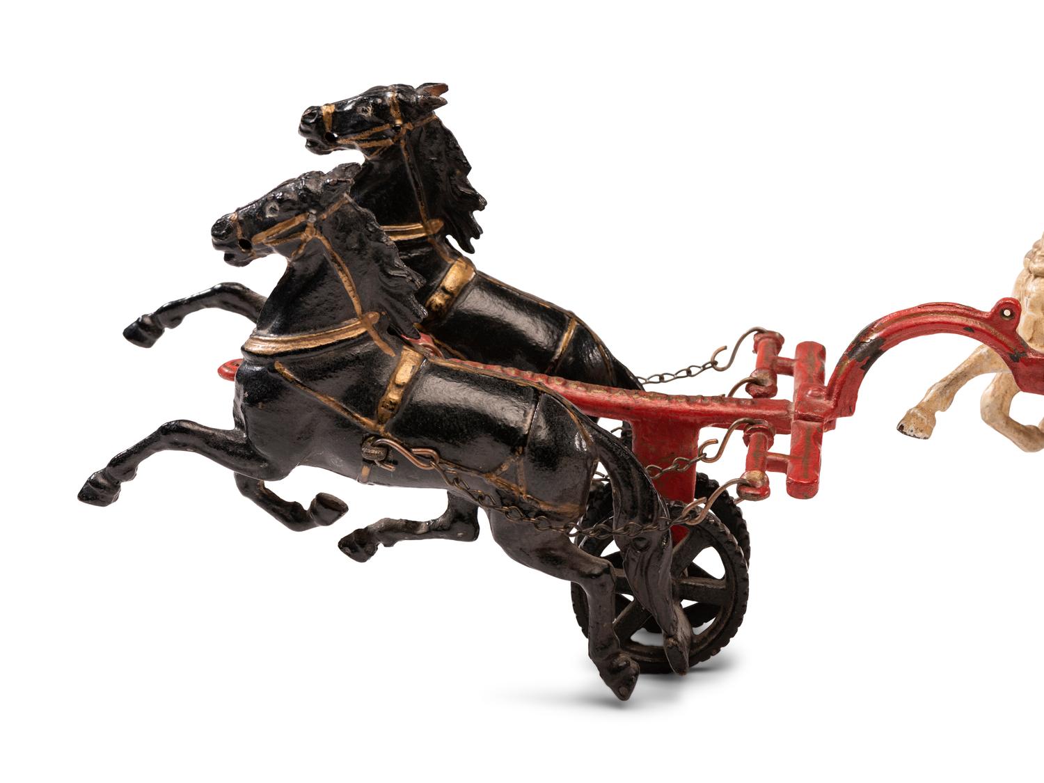A Carpenter 'Tally Ho' Cast Iron Carriage Toy