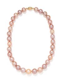 CULTURED PINK SOUTH SEA PEARL NECKLACE