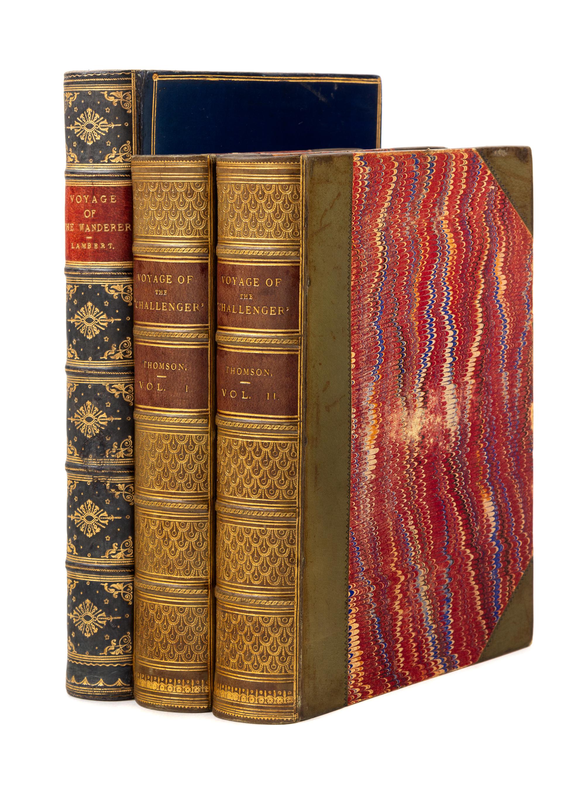 [CIRCUMNAVIGATION]. THOMSON, Charles Wyville, Sir (1830-1882). The Voyage of the 'Challenger'. The Atlantic. London: Macmillan & Co., 1