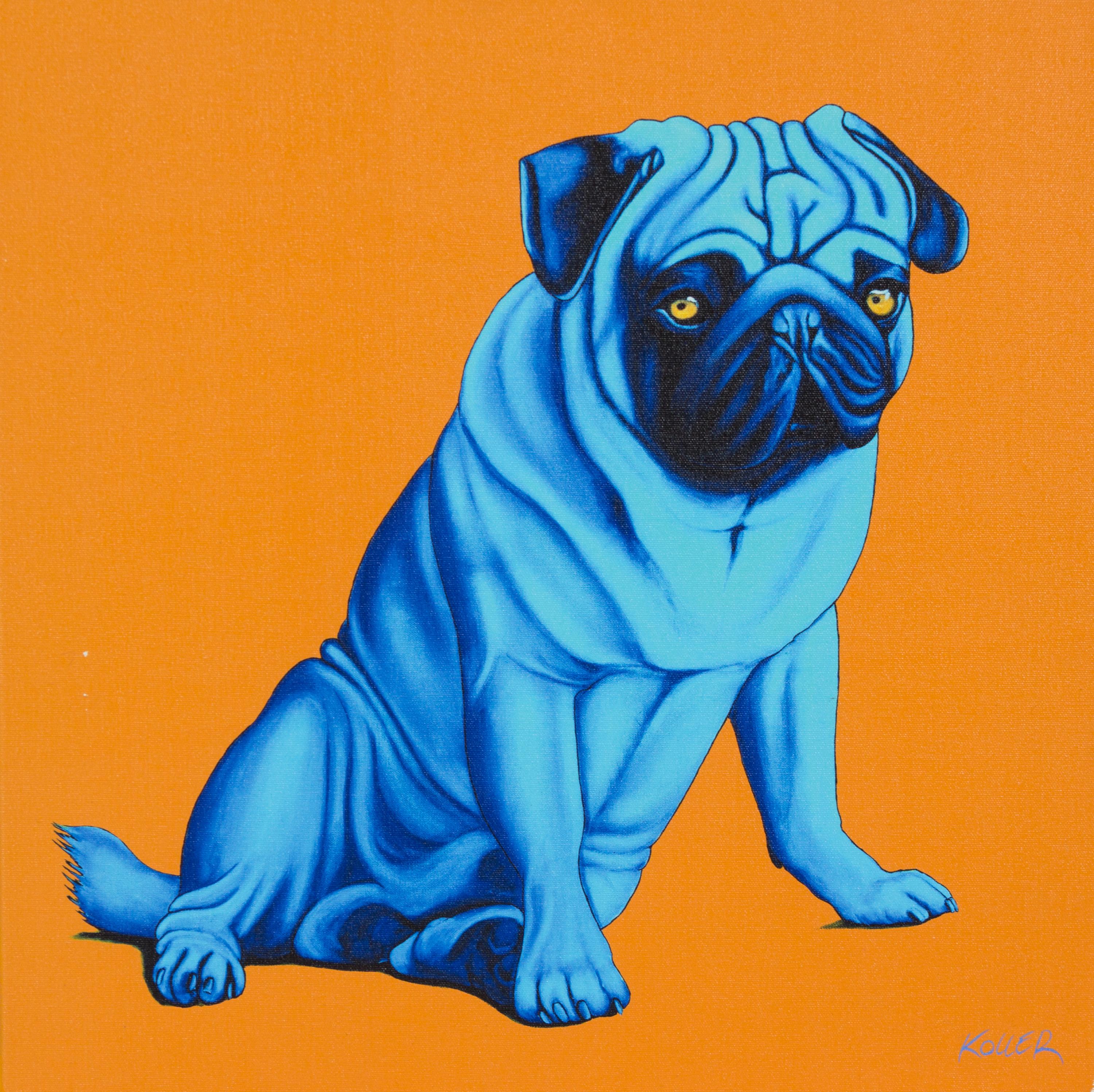 Helmut Koller, (Austrian, b. 1954), Three Works; Pug, Zebra and Horse