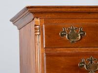 A Queen Anne Walnut Flat-Top High Chest