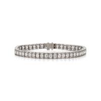 ART DECO, PLATINUM AND DIAMOND LINE BRACELET