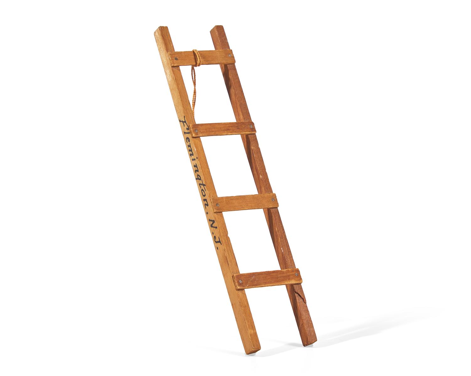 [Sendak, Maurice] [Lindbergh, Charles] Lindbergh Kidnapping Souvenir Wooden Ladder