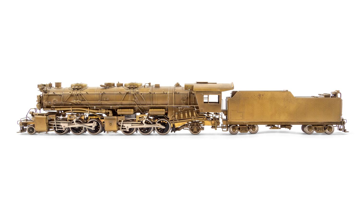 A United Scale Models Brass HO-Gauge 2-6-6-2 Locomotive and Tender