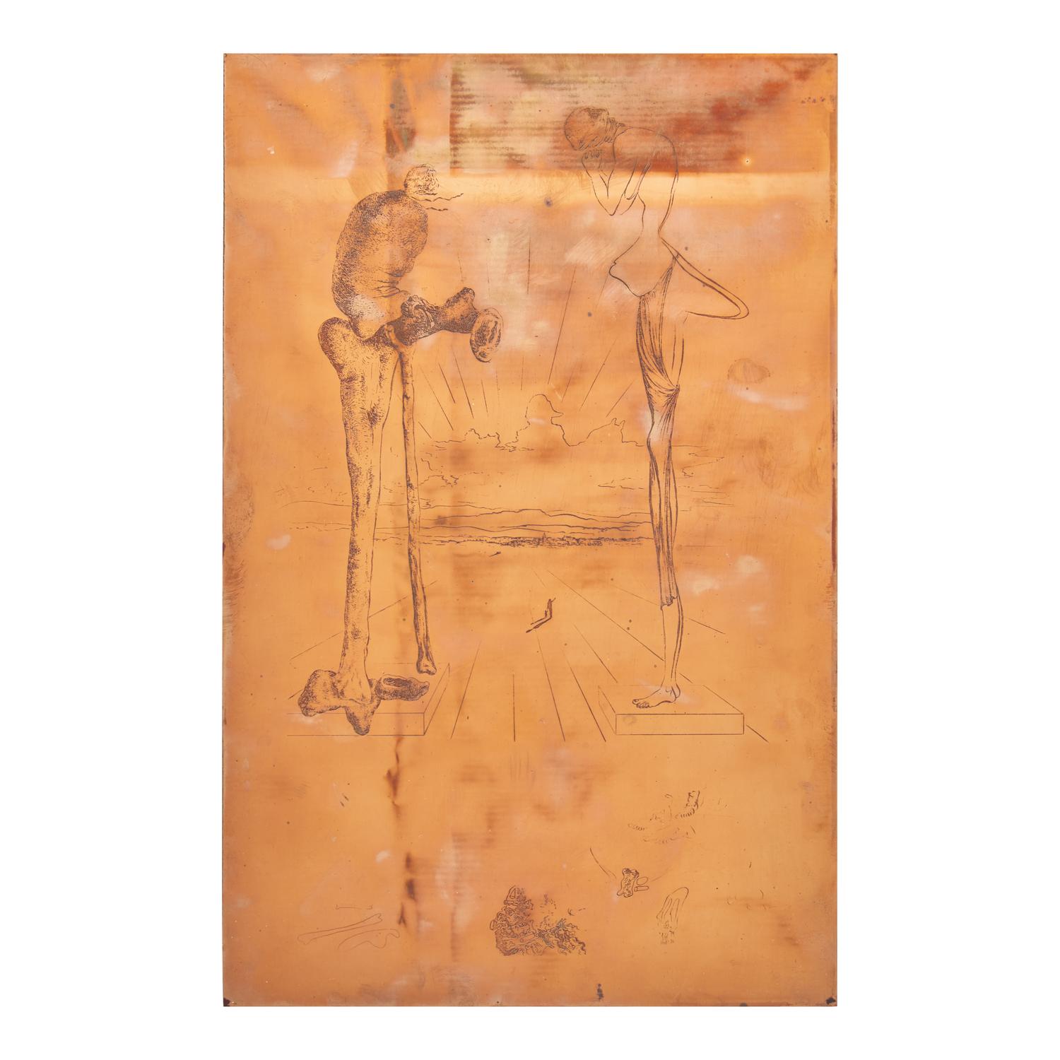 Salvador Dalí (Spanish, 1904–1989) — Original Copper Plate for Les Chants de Maldoror , 1934