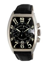 FRANCK MULLER, REF. 8885 C CC DT STAINLESS STEEL 'CASABLANCA' CHRONOGRAPH WATCH, BOX & PAPERS