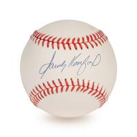 A Sandy Koufax Single Signed Autograph Baseball (Beckett Authentication Services Certified)