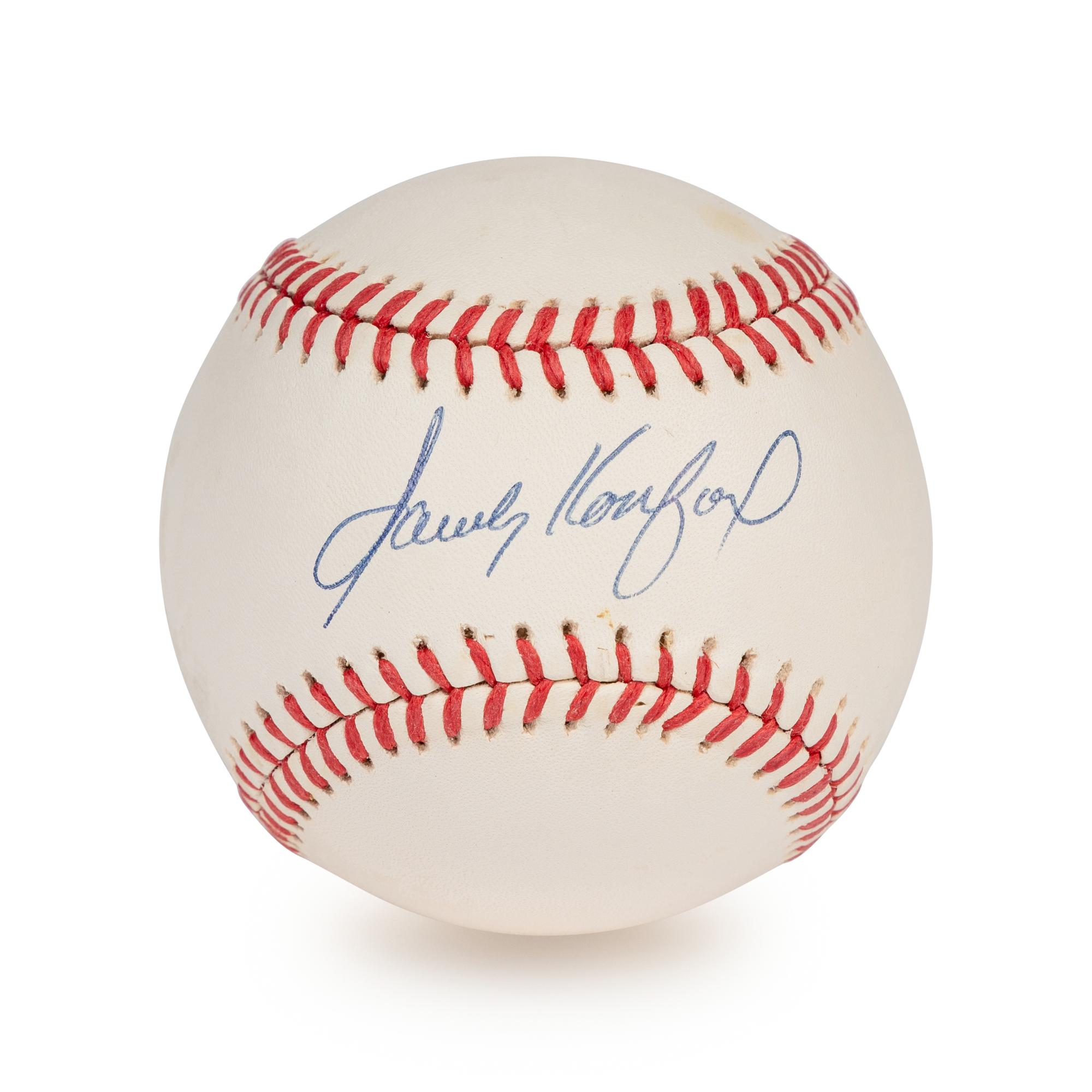 A Sandy Koufax Single Signed Autograph Baseball (Beckett Authentication Services Certified)