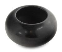 Blackware Pottery Jar, 1956-1965