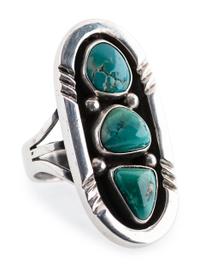 Sterling Silver and Turquoise Ring