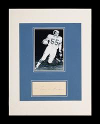 A Large Group of Signed Autograph Football Items Including Hall of Famers and Notables