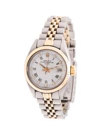 ROLEX, STAINLESS STEEL AND 18K YELLOW GOLD REF. 6917 'OYSTER PERPETUAL DATEJUST' WRISTWATCH, CIRCA 1981