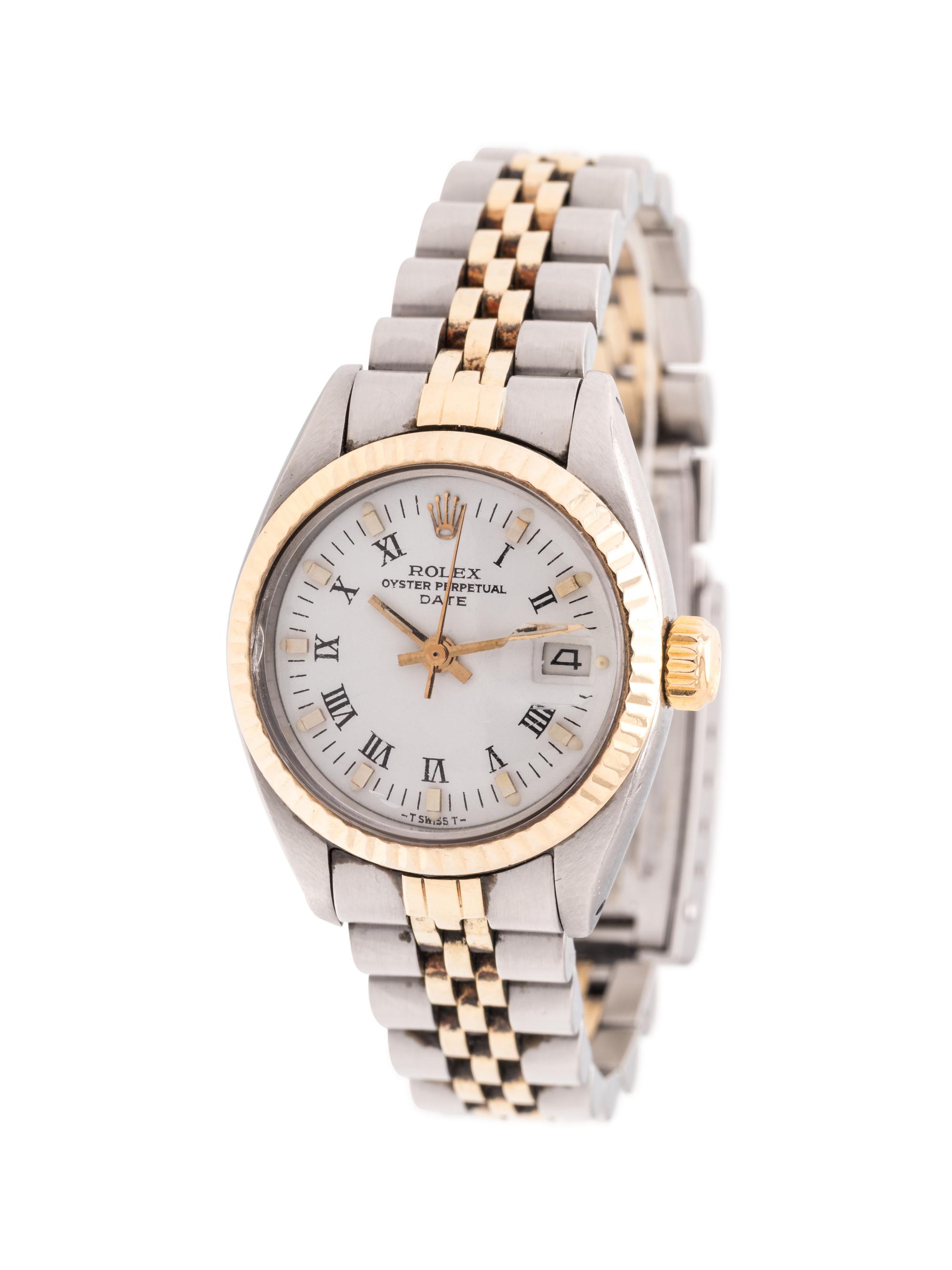 ROLEX, STAINLESS STEEL AND 18K YELLOW GOLD REF. 6917 'OYSTER PERPETUAL DATEJUST' WRISTWATCH, CIRCA 1981