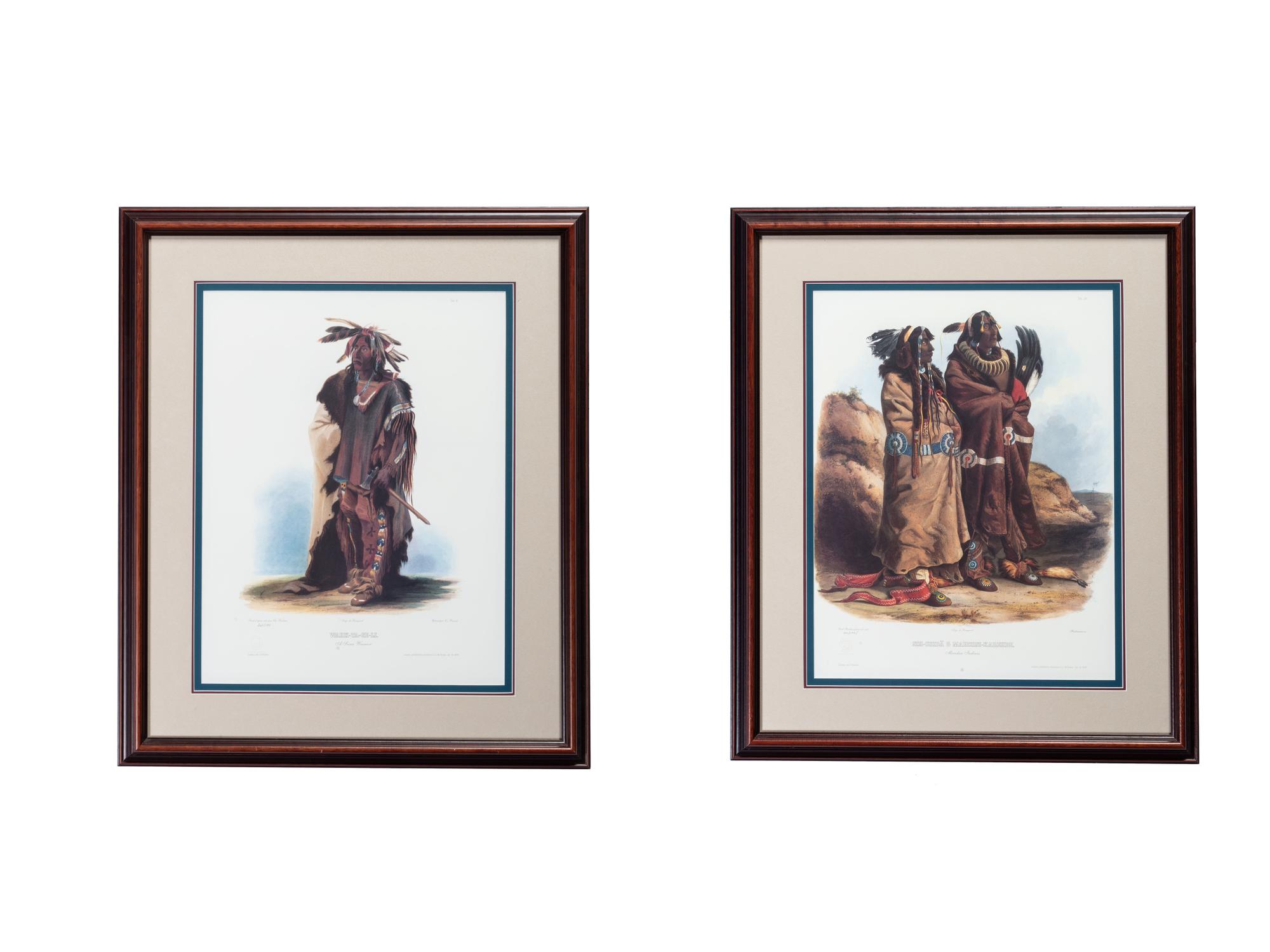 Two Old Mission Gallery Limited Edition Karl Bodmer Prints
