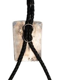 Sterling Silver and 14K Gold Deer Dancer Bolo Tie