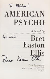 EASTON ELLIS, BRETT. A group of five books, three first editions, inscribed and signed.
