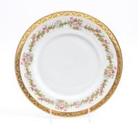A Group of Twelve M. Redon Limoges Porcelain Dinner Plates Diameter 10 1/4 inches. — 20TH CENTURY