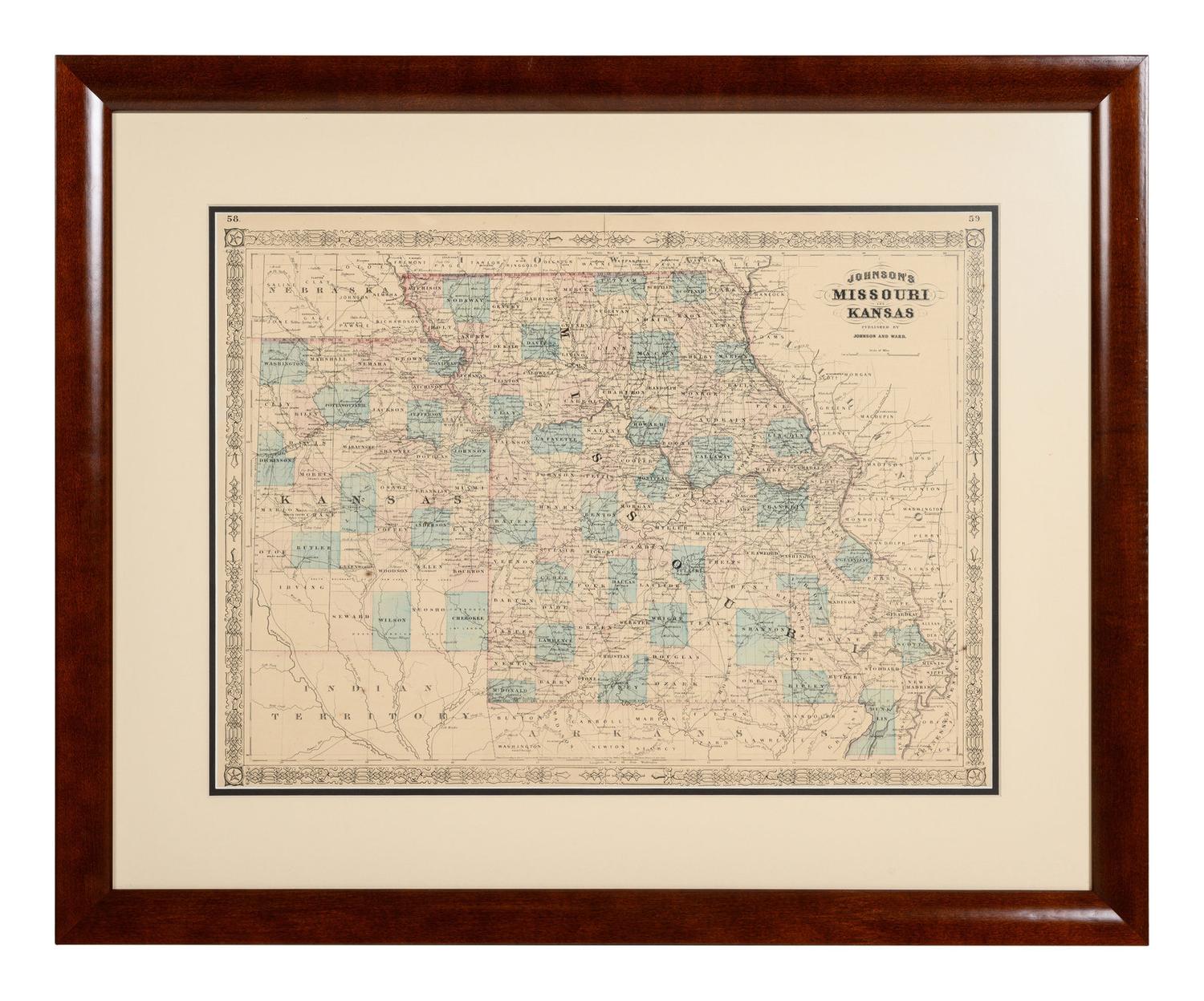 A Group of Five Maps of the Midwest