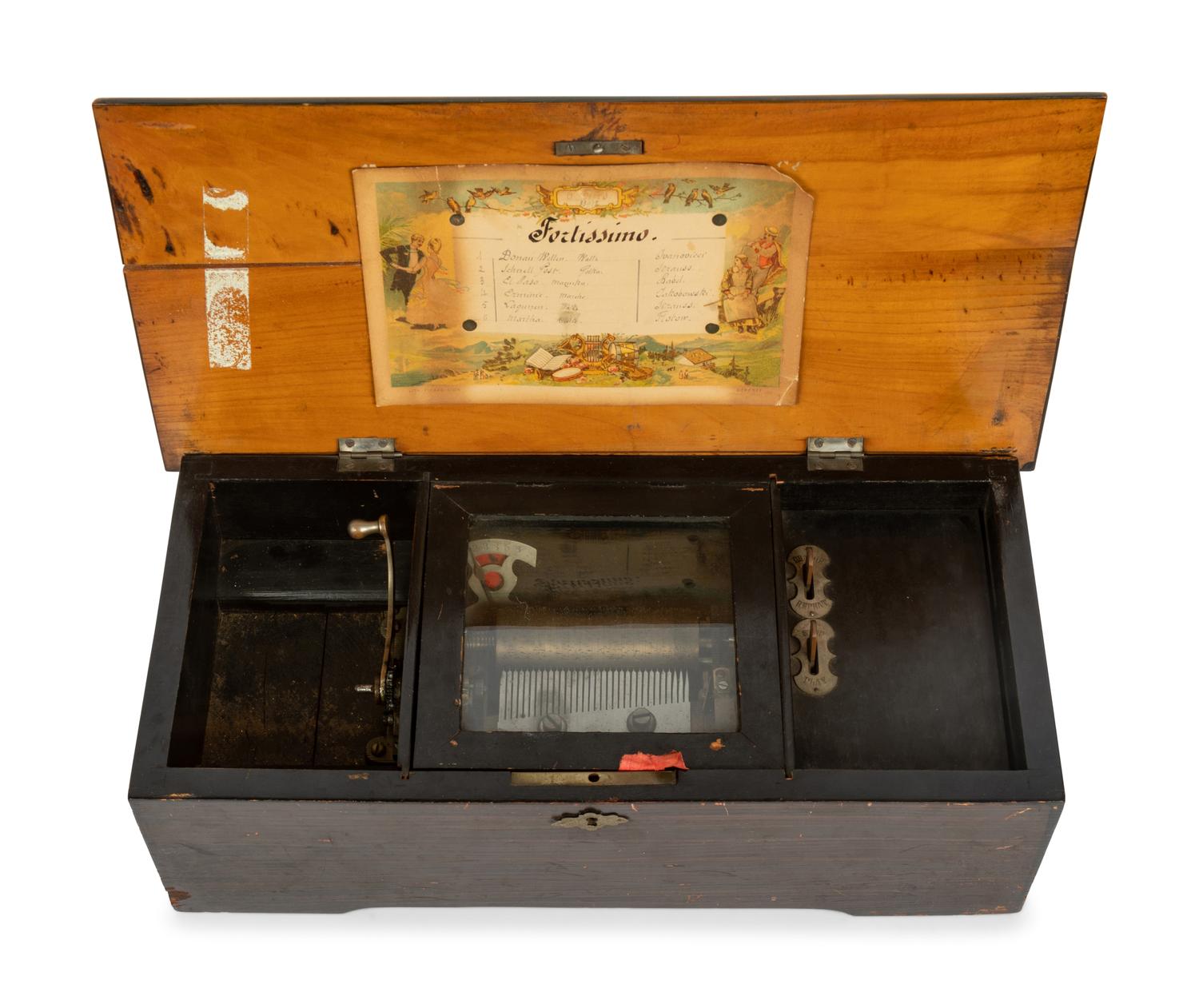 A Swiss Cylinder Music Box
