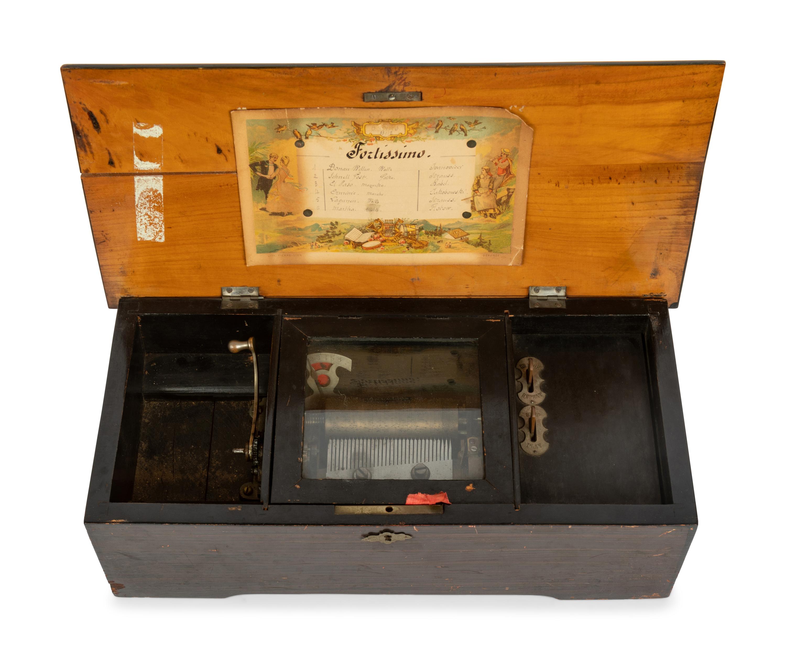 A Swiss Cylinder Music Box