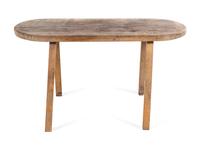 A Spanish Colonial Pine Bench