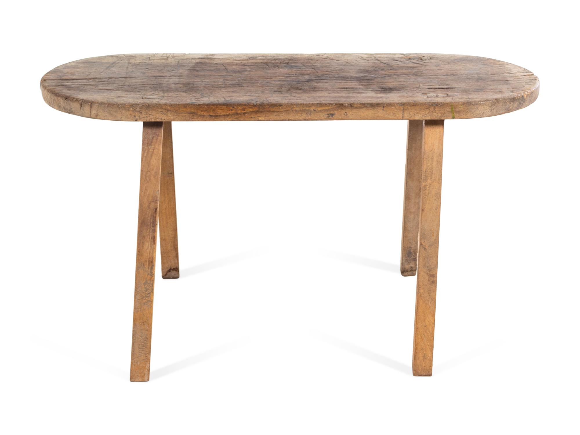 A Spanish Colonial Pine Bench
