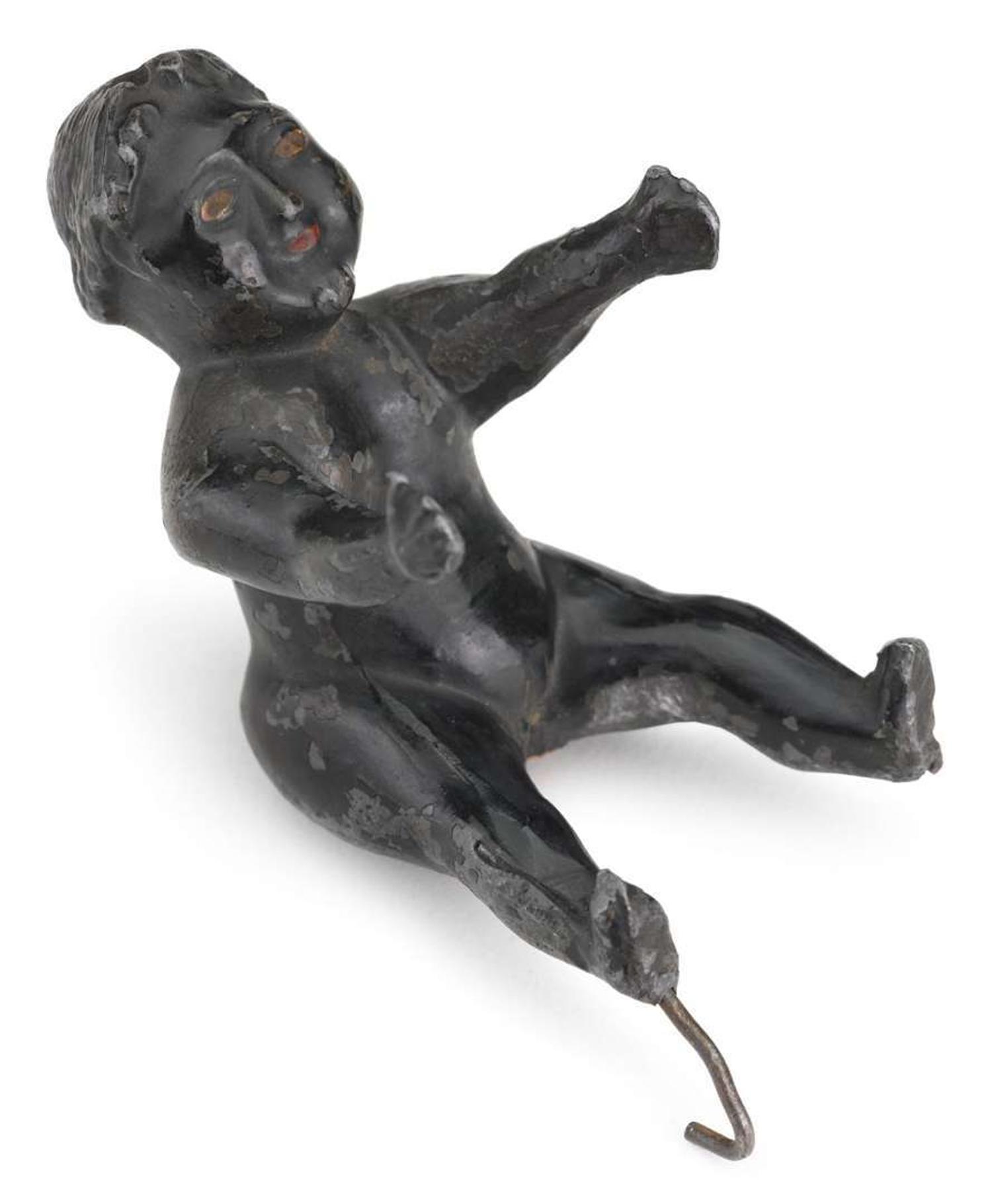 An extremely rare painted cast iron and lead mechanical "Coasting Bank" design attributed to charles a. bailey (1848-1926) for j. & e. stevens co., cromwell