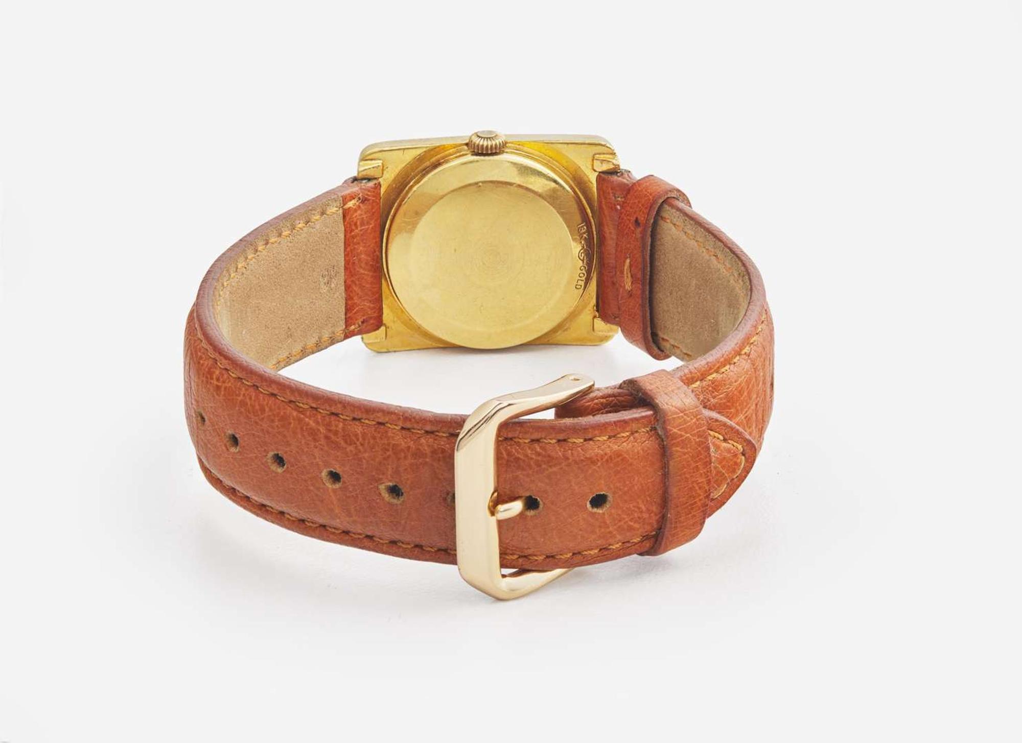 A Ladies 18K Yellow Gold and Diamond LeCoultre Watch