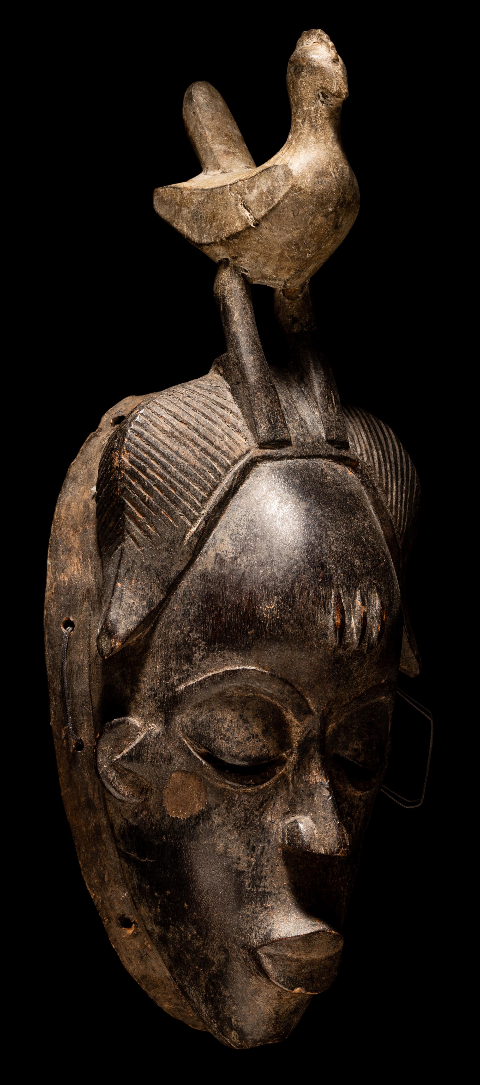 Three Yaure Wood Masks