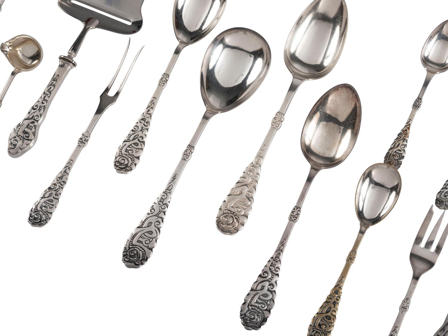 Tang Flatware Service, Circa 1905
