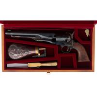 Cased Replica Colt 1861 Navy Revolver by Pietta with Accessories