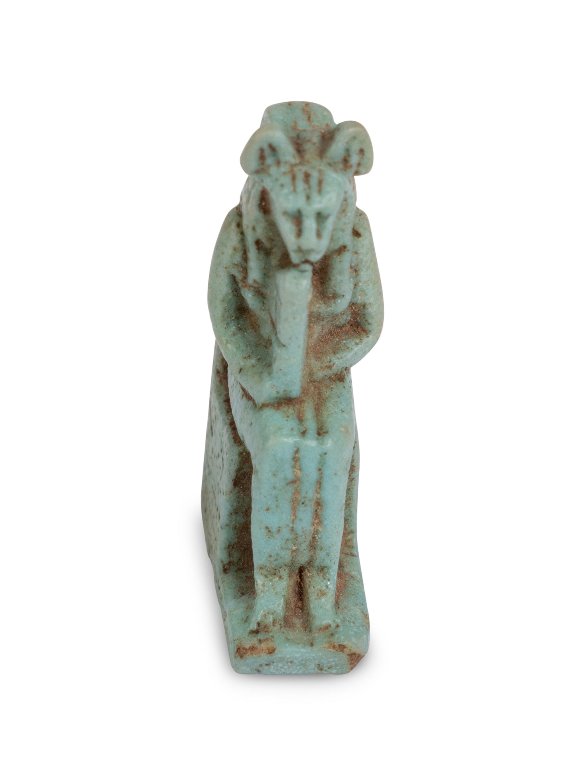 Three Egyptian Faience Amulets